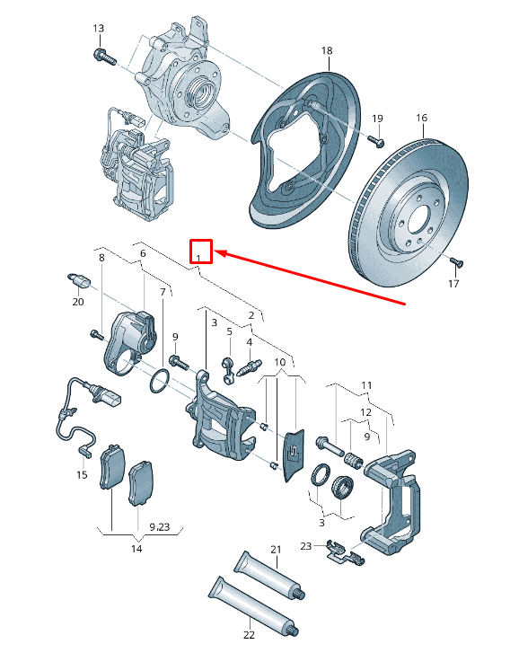 new audi a8 4n rear left brake caliper housing 4n0615403hqb7 original