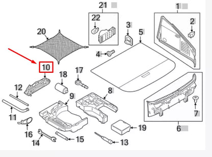 NEW AUDI TT 8J LIFT JACK 8J0011031C