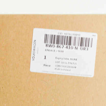 NEW AUDI A4 B9 FRONT RIGHT DOOR INSERT TRIM 8W0867410NUR3 ORIGINAL