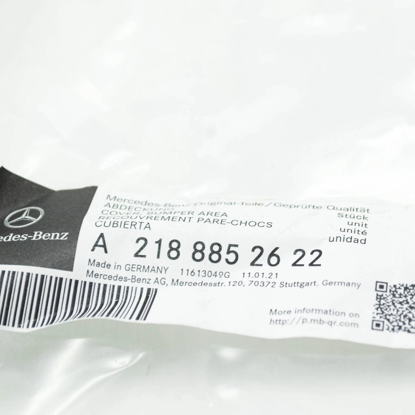 NEW MB CLS C218 FRONT AMG BUMPER RIGHT LOWER GRILLE A2188852622 2015 ORIGINAL