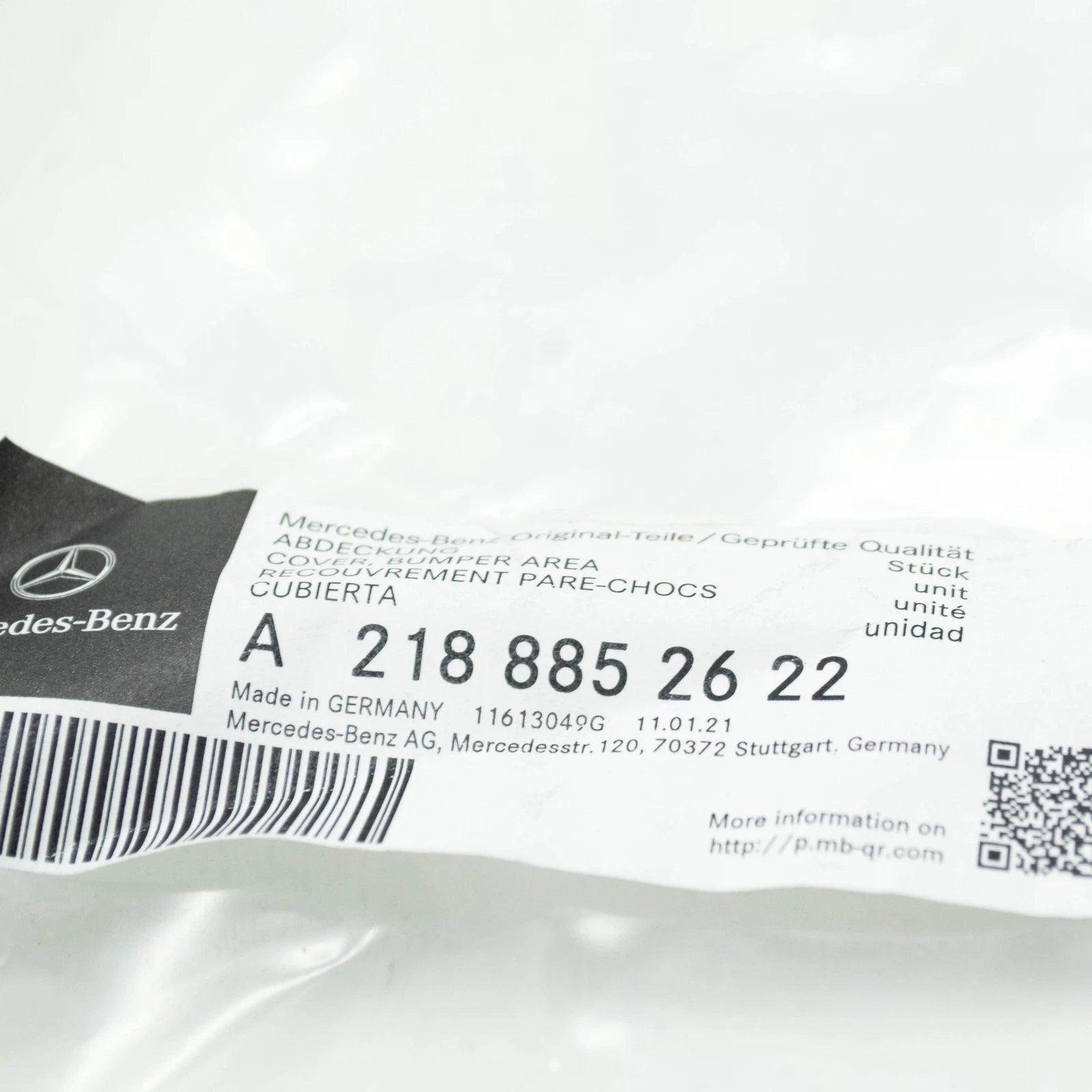 NEW MB CLS C218 FRONT AMG BUMPER RIGHT LOWER GRILLE A2188852622 2015 ORIGINAL