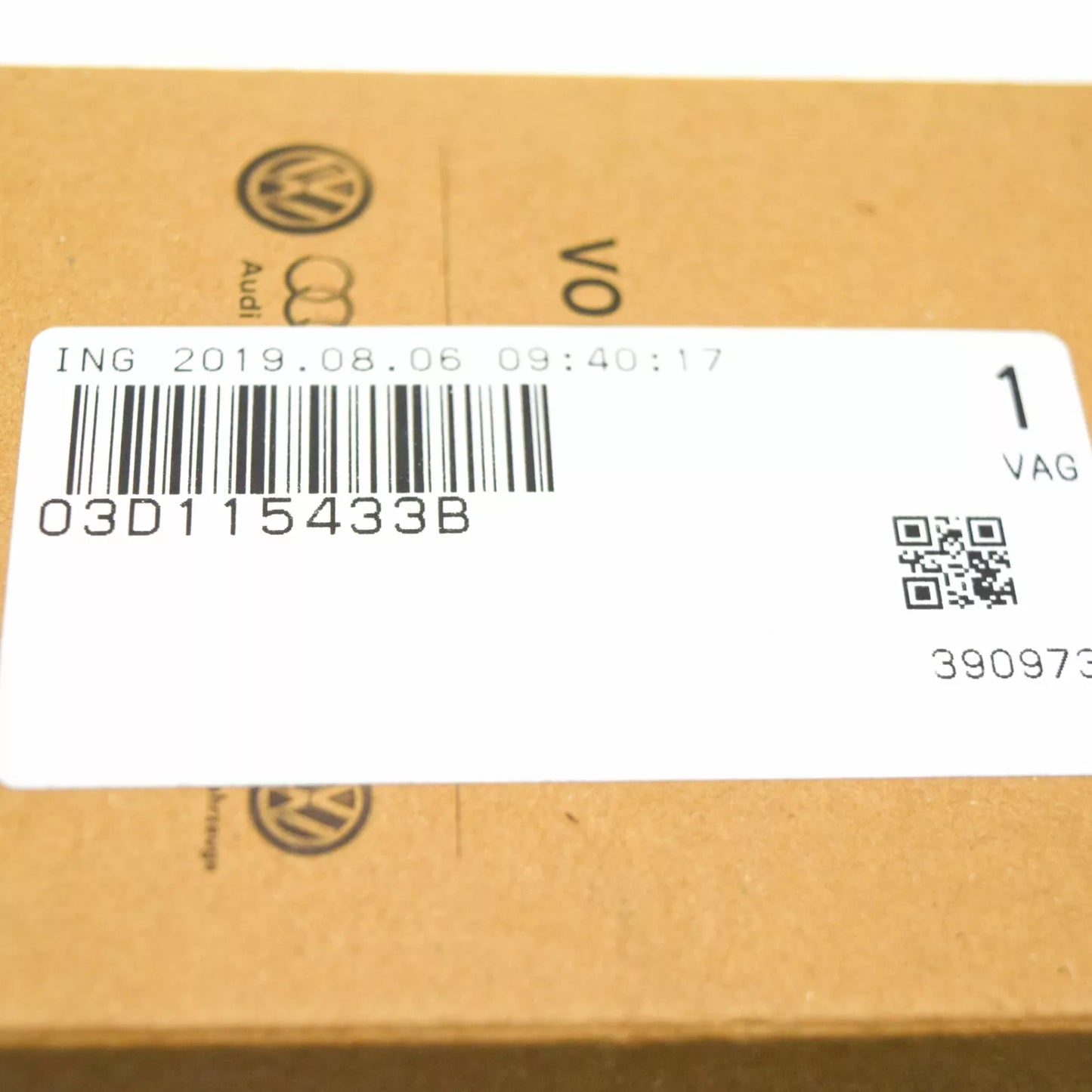 NEW VOLKSWAGEN POLO 9N OIL FILTER CAP 03D115433B