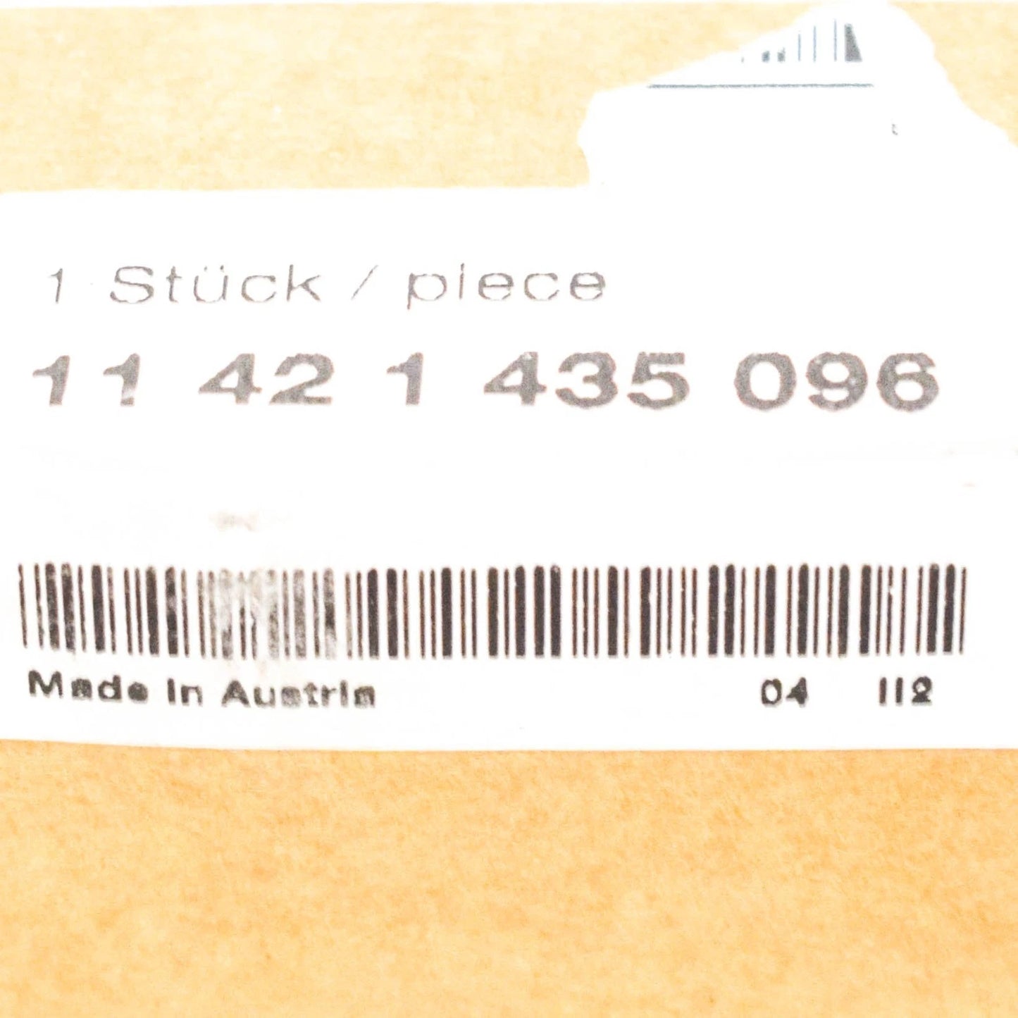 NEW BMW E53 SUV LUBRICATION OIL FILTER CONNECTION FLANGE 1435096 11421435096