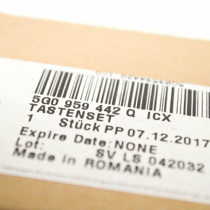 NEW VOLKSWAGEN GOLF MK7 STEERING WHEEL MULTI SWITCH SET 5G0959442QICX ORIGINAL