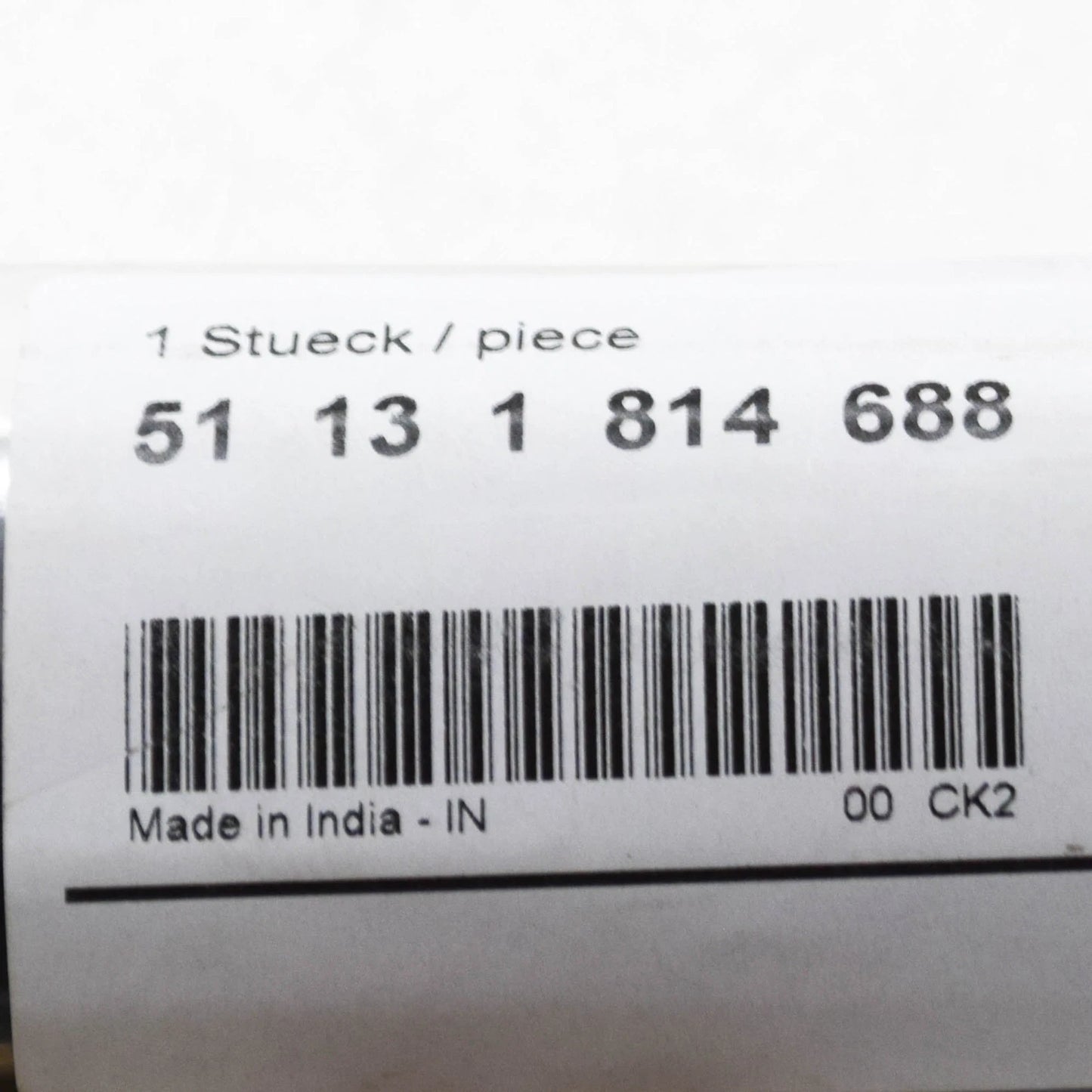 NEW BMW 1502-2002TII FRONT RIGHT DOOR MOLDING 1814688 51131814688 ORIGINAL