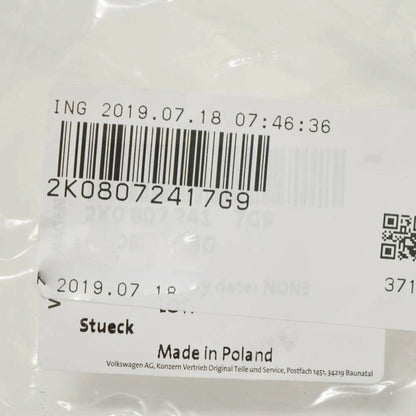 NEW VW CADDY MK3 2KA FRONT BUMPER TOW HOOK EYE COVER CAP 2K08072417G9