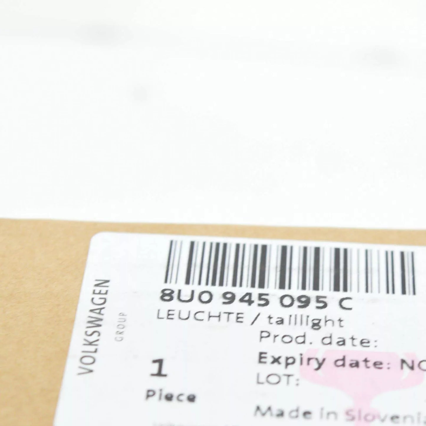 NEW AUDI Q3 8U TAIL LIGHT REAR LAMP LEFT 8U0945095C ORIGINAL