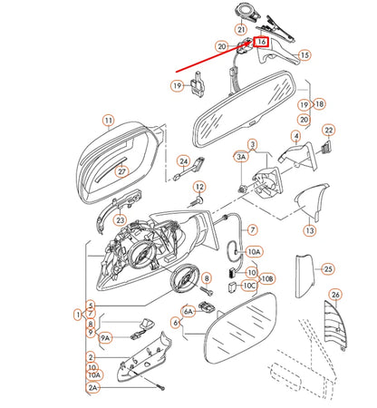 NEW AUDI Q7 4L OTHER INTERIOR PARTS 8R0857593A4PK 2013 11353484 ORIGINAL