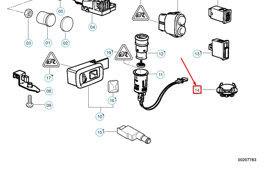 NEW BMW Z3 E36 THERMO SWITCH HEATABLE SPRAYING NOZZLE 61318357632 ORIGINAL