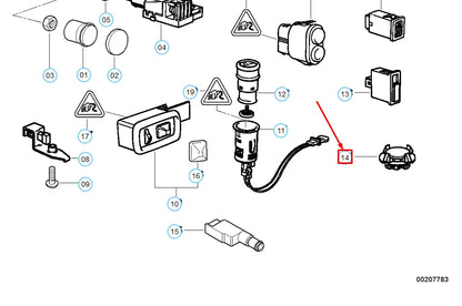 NEW BMW Z3 E36 THERMO SWITCH HEATABLE SPRAYING NOZZLE 61318357632 ORIGINAL