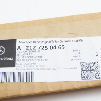 NEW MB E W212 FRONT RIGHT DOOR WINDOW OUTER SEALING RAIL A2127250465 ORIGINAL
