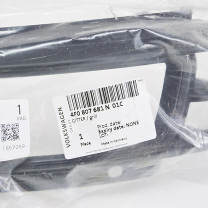 NEW AUDI A6 C6 FRONT BUMPER LEFT FOG LIGHT GRILLE 4F0807681N01C ORIGINAL