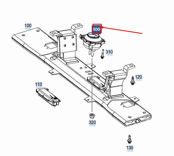 NEW MERCEDES-BENZ GLE W167 TRANSMISSION MOUNT A1672406200 ORIGINAL
