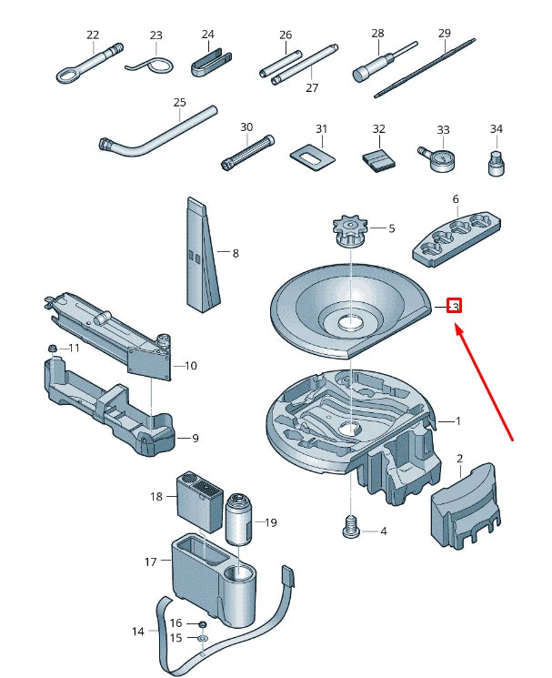 NEW AUDI A7 SPORTBACK 4G8 VEHICLE TOOL COVER 4G0012116C ORIGINAL