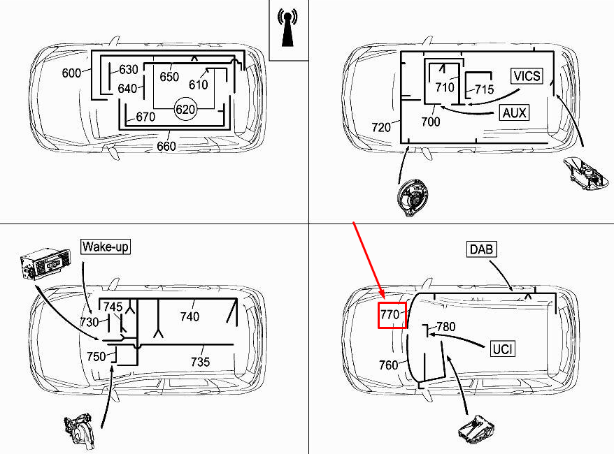 new mercedes-benz b w246 digital radio wiring harness a2465407300 original