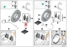 NEW BMW FRONT BRAKE PADS REPAIR KIT E81/E82/E87/E88 1 6774050 34116774050
