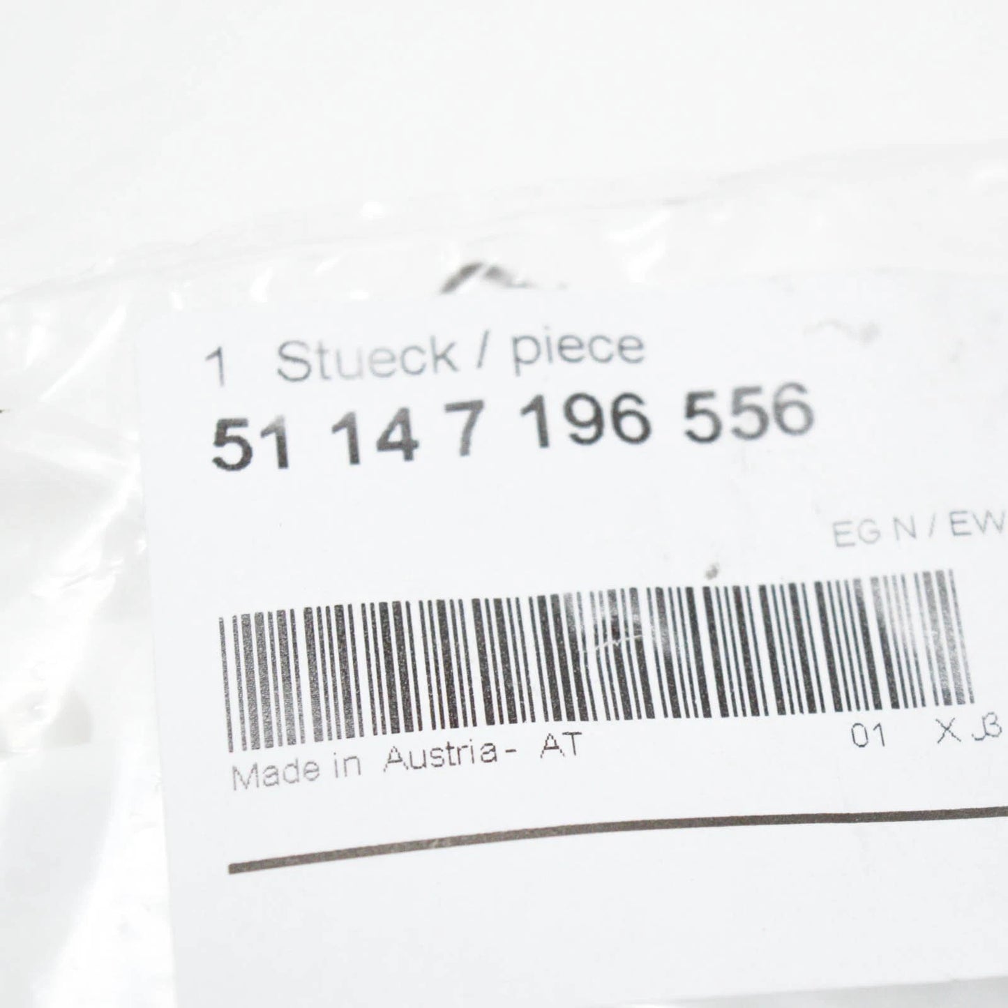 NEW BMW X6 E71 LABEL STICKER BADGE EMBLEM 51147196556 7196556 2011 ORIGINAL