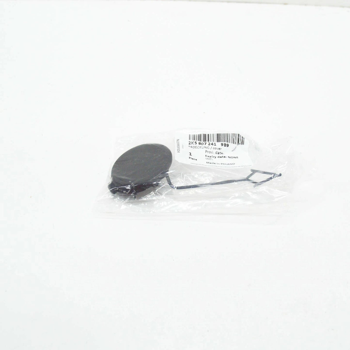 NEW VOLKSWAGEN CADDY 2K FRONT BUMPER TOW HOOK EYE CAP COVER 2K58072419B9