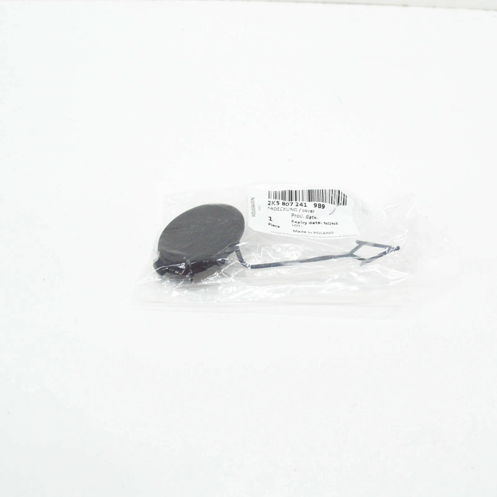 NEW VOLKSWAGEN CADDY 2K FRONT BUMPER TOW HOOK EYE CAP COVER 2K58072419B9