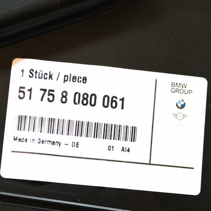 NEW BMW 7 G11 G12 FRONT LEFT WHEEL ARCH LOWER TRIM 51758080061 ORIGINAL