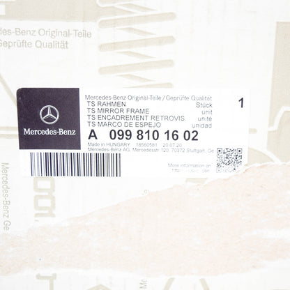 new mercedes-benz a w177 front right door mirror frame trim a0998101602 original