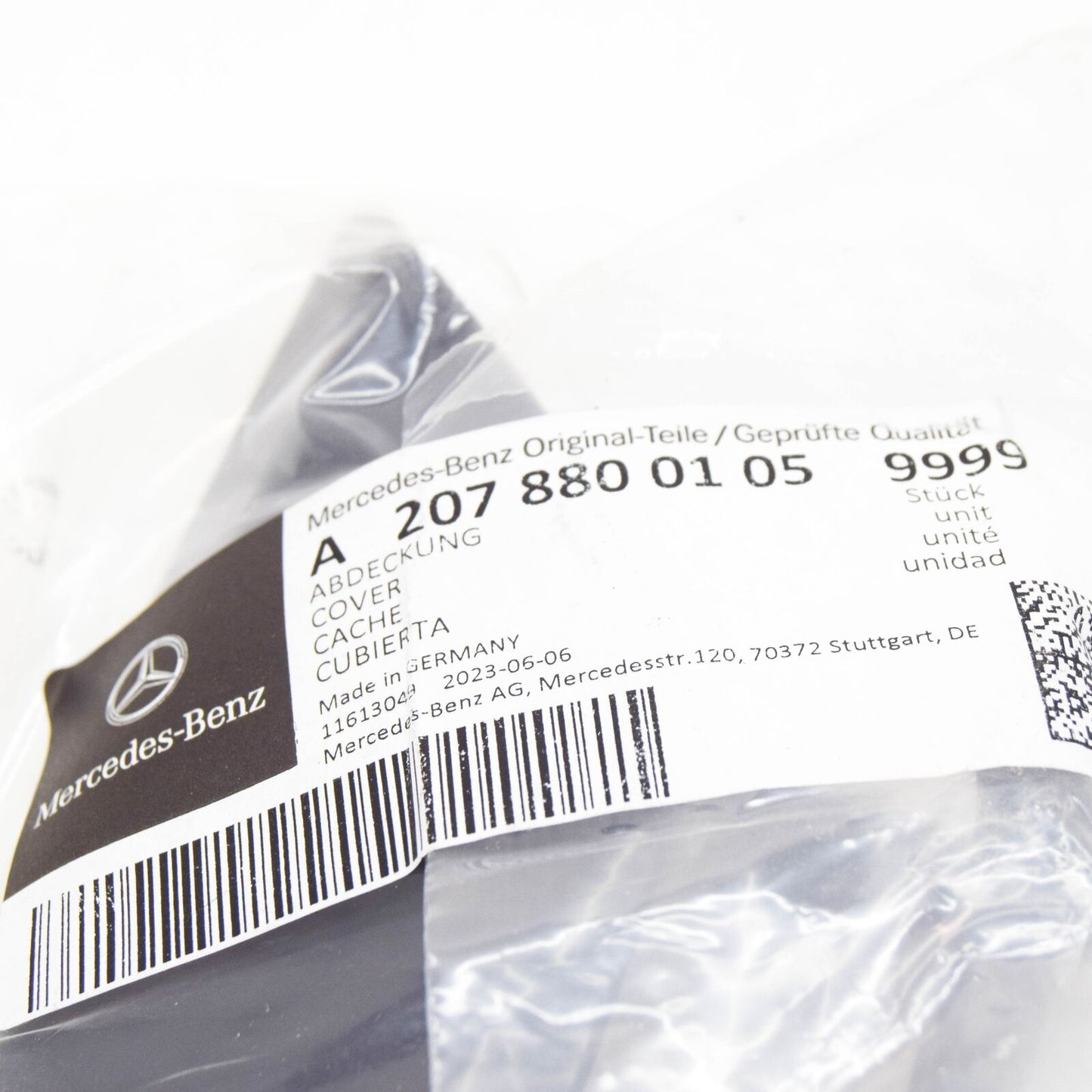 NEW MB E C207 FRONT LEFT HEADLAMP WASHER COVER A20788001059999 ORIGINAL