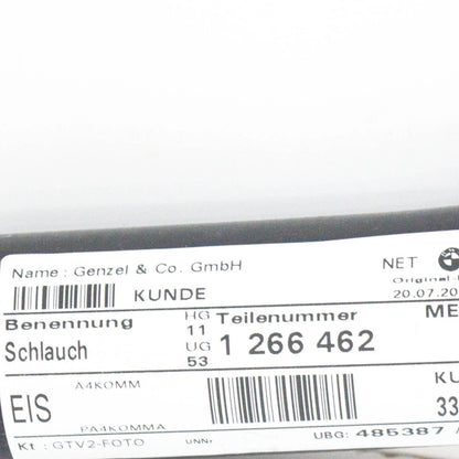 NEW BMW 6 E24 RADIATOR LOWER HOSE 11531266462 ORIGINAL