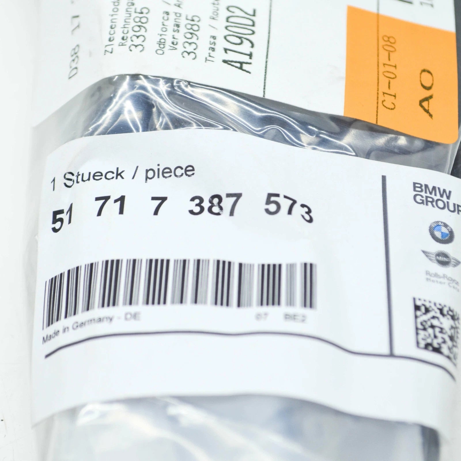 NEW BMW I8 I12 LEFT APRON COVER TRIM 51717387573 7387573 ORIGINAL