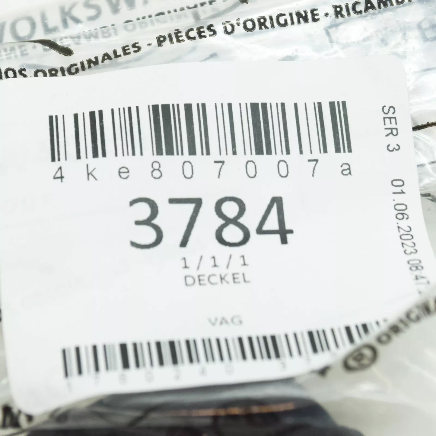 NEW AUDI E-TRON SPORTBACK GEA FRONT BUMPER LEFT COVER 4KE807007A ORIGINAL