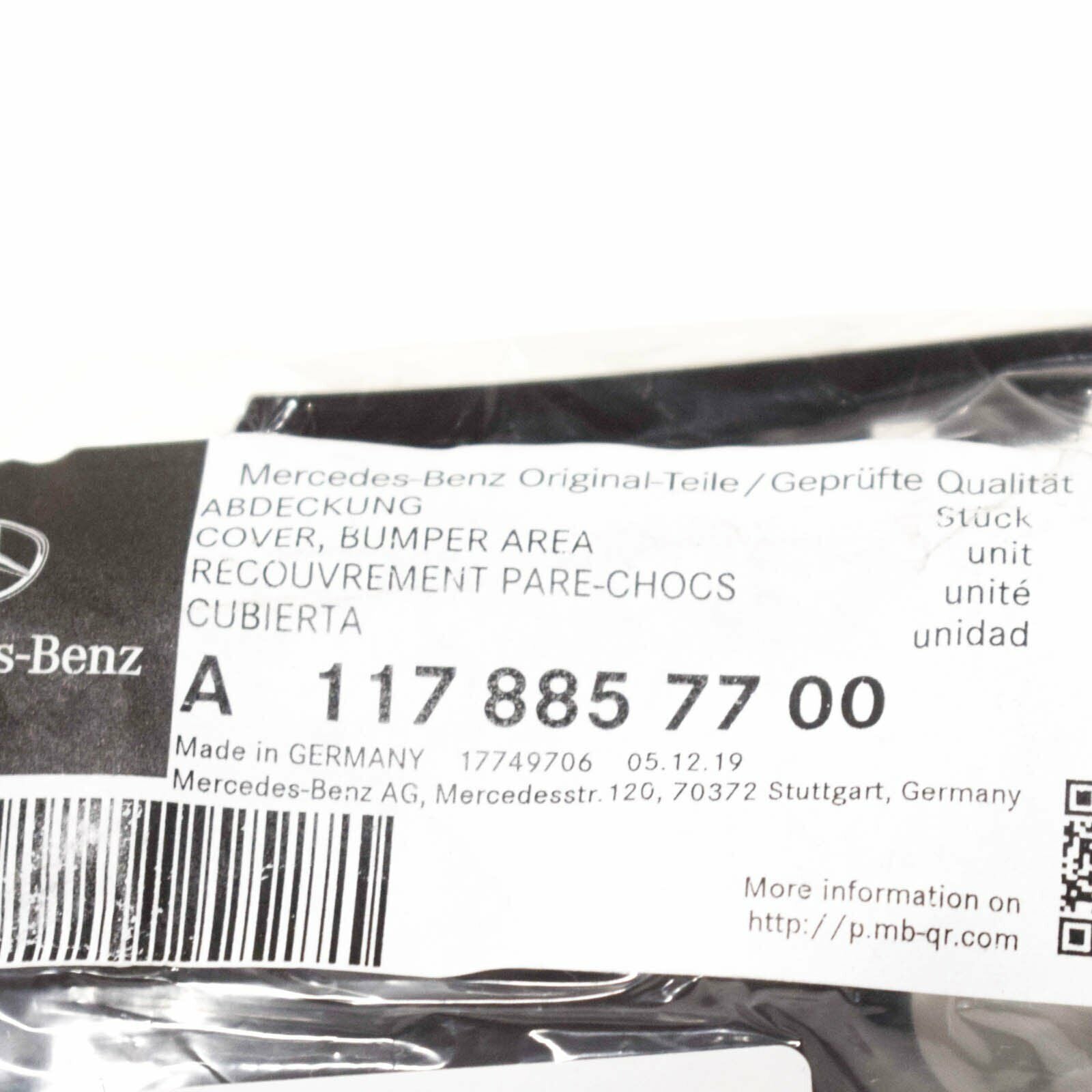 NEW MB CLA C117 FRONT BUMPER LEFT CENTRAL OUTSIDE COVER A1178857700 ORIGINAL