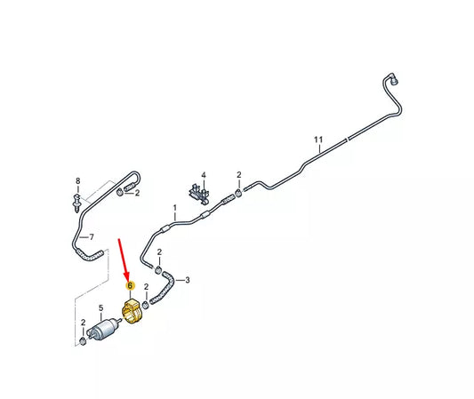NEW VW TRANSPORTER VI T6 FUEL METERING PUMP BRACKET 7E0813549