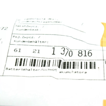 NEW BMW 3 E30 BATTERY HOLDER 61211370816 1370816 ORIGINAL