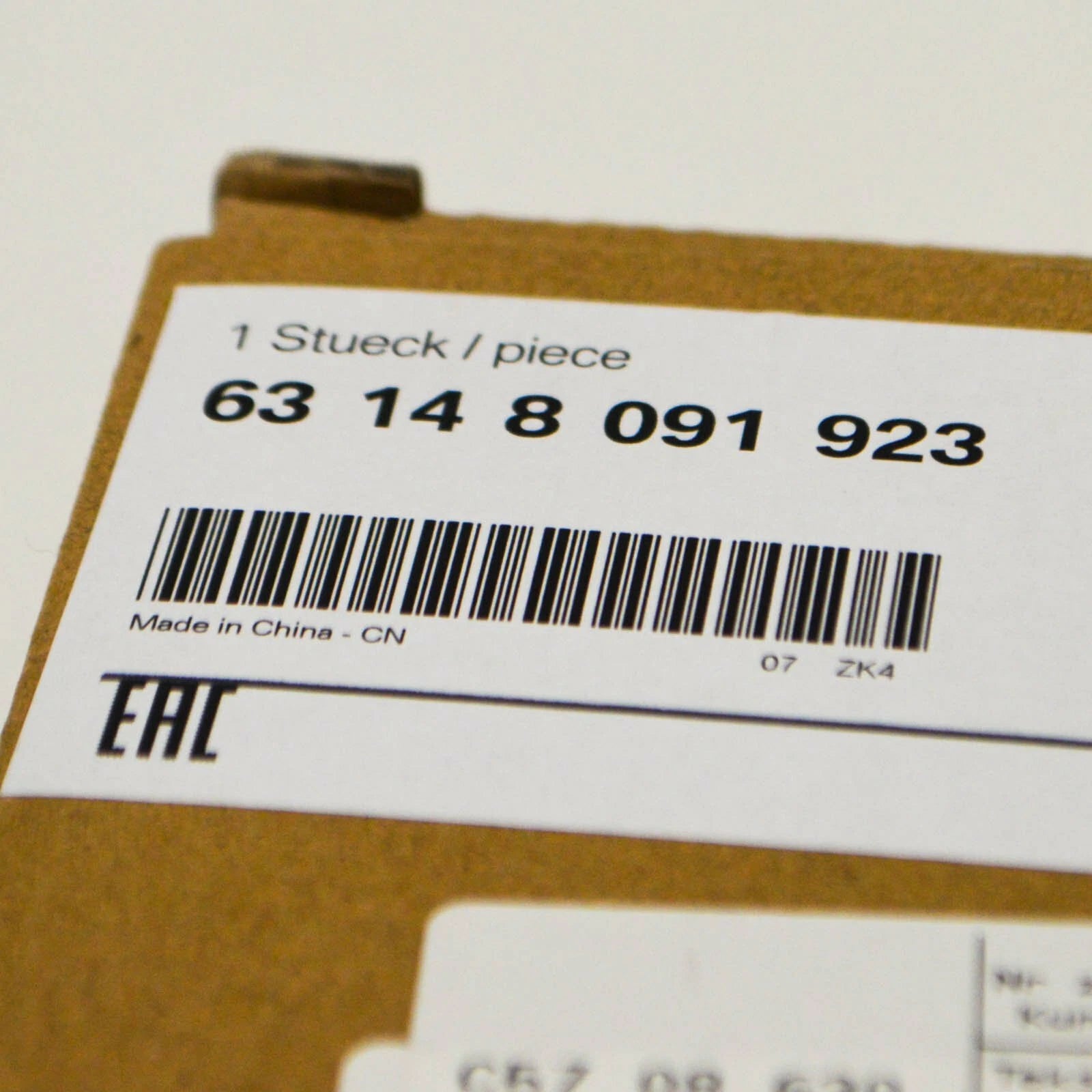 NEW BMW X5 G05 REAR LEFT DEFLECTOR M WITH FOG LIGHT 63148091923 ORIGINAL