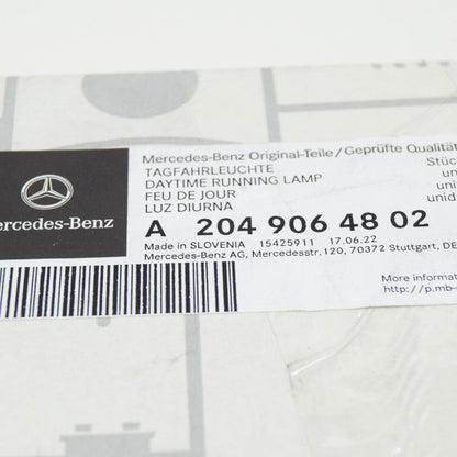 NEW MERCEDES BENZ C W204 FRONT LEFT DAYTIME RUNNING LIGHT A2049064802 ORIGINAL