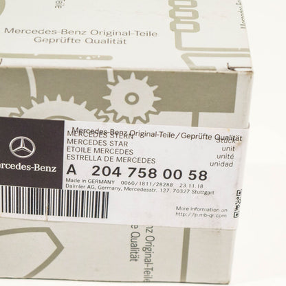 NEW MB C-CLASS W204 REAR TRUNK BOOT LID STAR EMBLEM BADGE A2047580058 ORIGINAL