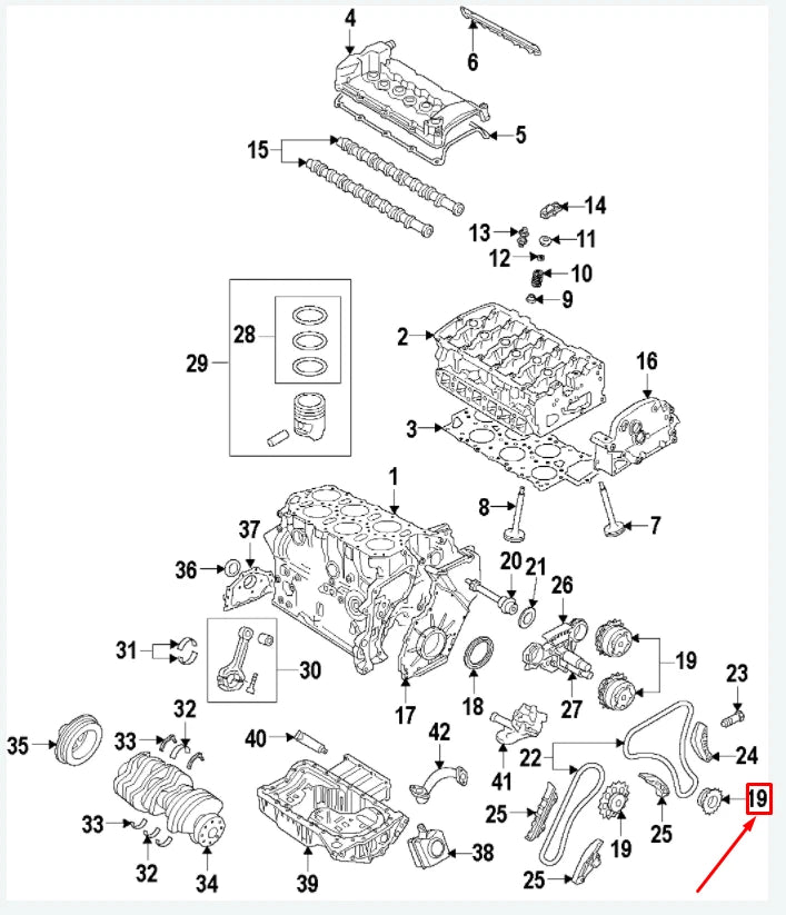 NEW AUDI A3 8P ENGINE TIMING CAMSHAFT SPROCKET 022109087K ORIGINAL