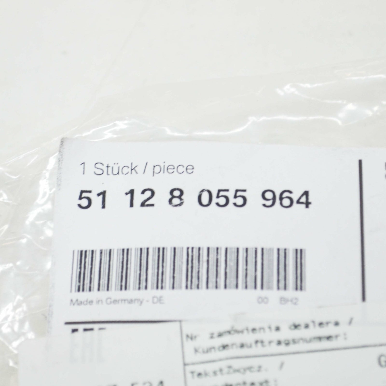 new bmw 2 f22 rear towing hook cover 51128055964 8055964 original