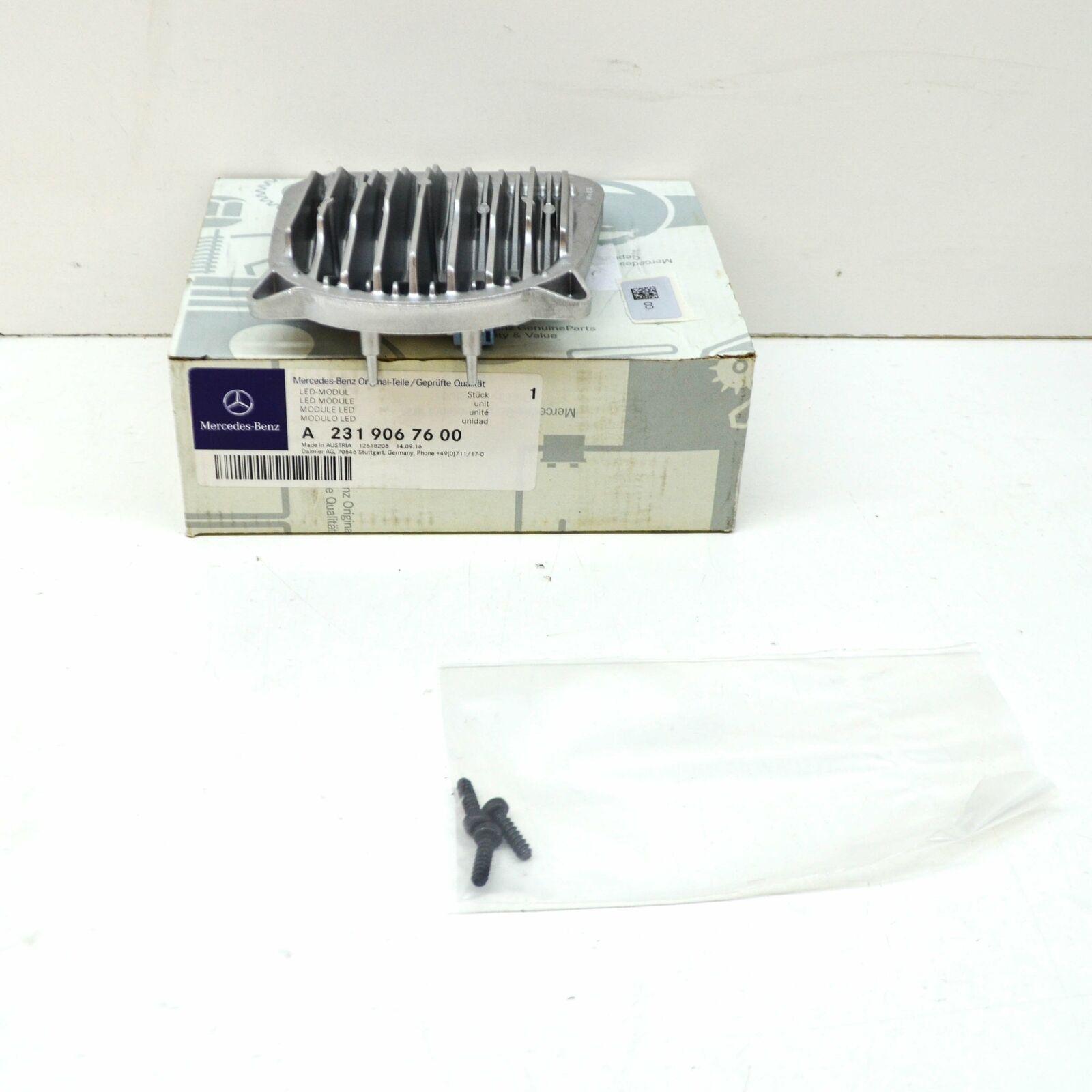 NEW MERCEDES-BENZ SL R231 RIGHT LED HEADLIGHT CONTROL UNIT A2319067600 ORIGINAL