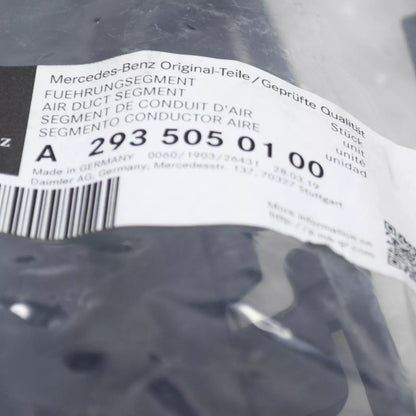 NEW MERCEDES-BENZ EQC RADIATOR AIR DUCT SEGMENT A2935050100 ORIGINAL