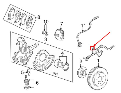NEW MERCEDES-BENZ ML W163 FRONT RIGHT BRAKE HOSE A1634202148 ORIGINAL