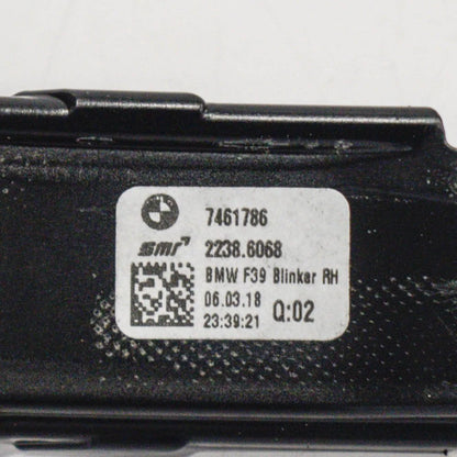NEW BMW X2 F39 WING MIRROR TURN SIGNAL RIGHT 63137461786 7461786 ORIGINAL