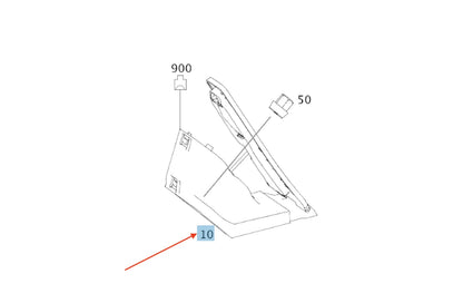 NEW MERCEDES-BENZ GLC COUPE C253 ACCELERATOR PEDAL LHD A2533000004 ORIGINAL