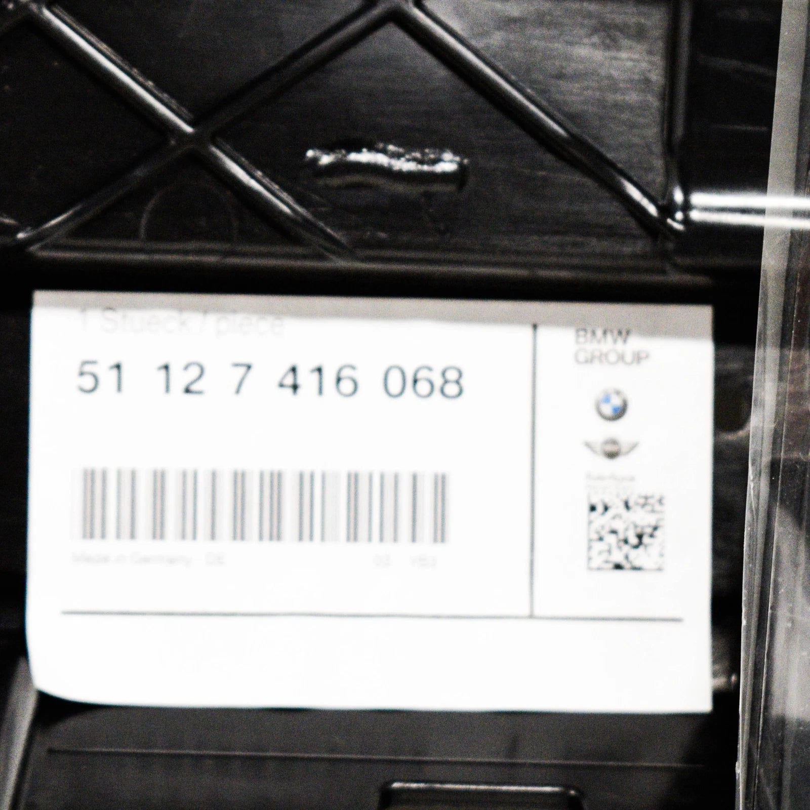 NEW BMW 3 GT F34 REAR BUMPER LOWER REINFORCEMENT 51127416068 ORIGINAL