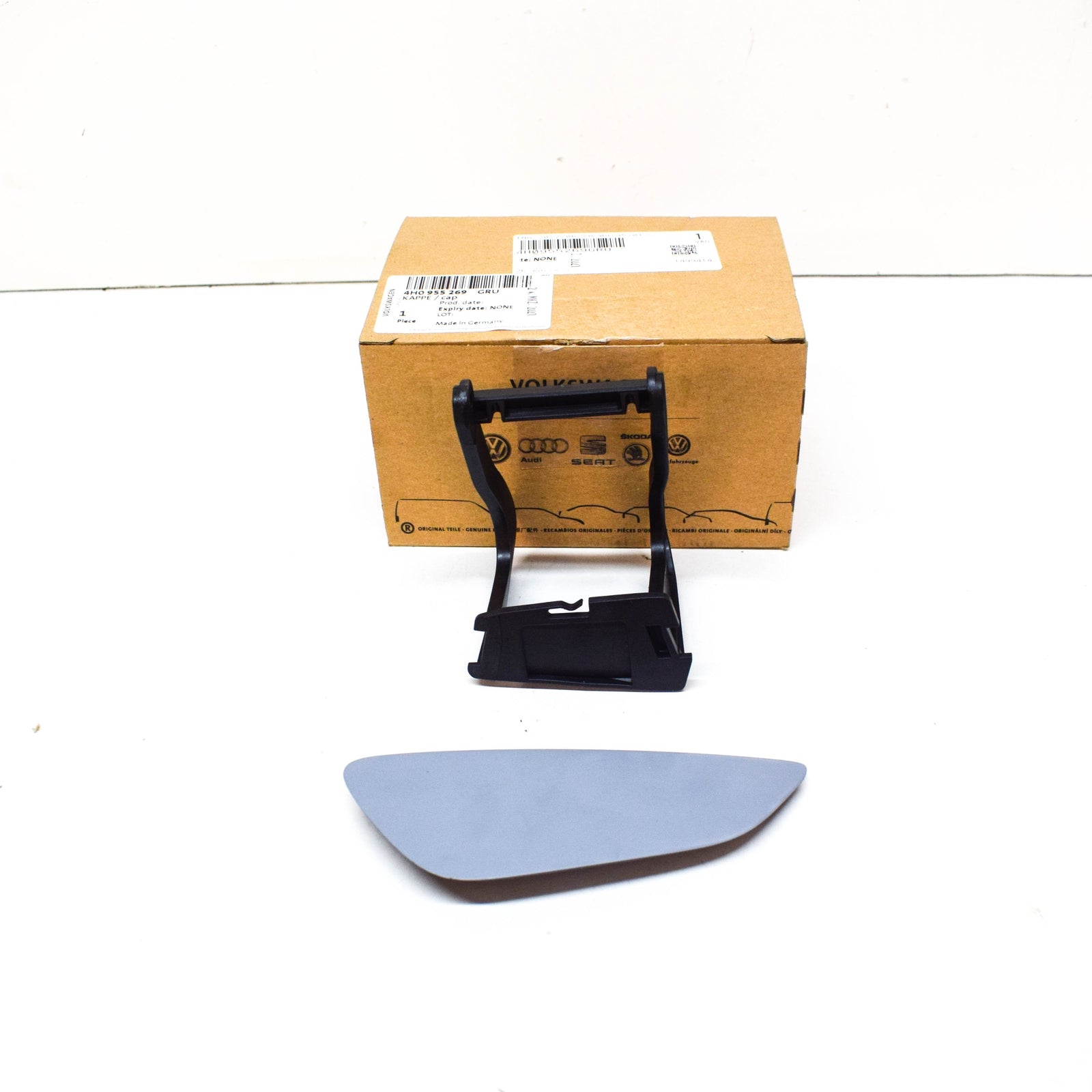 NEW AUDI A8 4H D4 FRONT LEFT HEADLIGHT WASHER COVER CAP 4H0955269GRU ORIGINAL