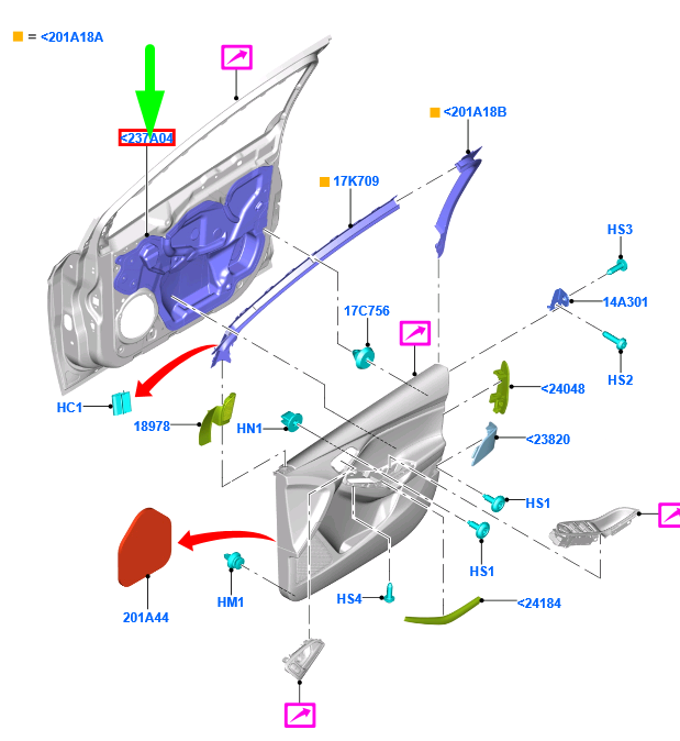 new ford focus mk3 c346 front left water splash shield 1884895 original