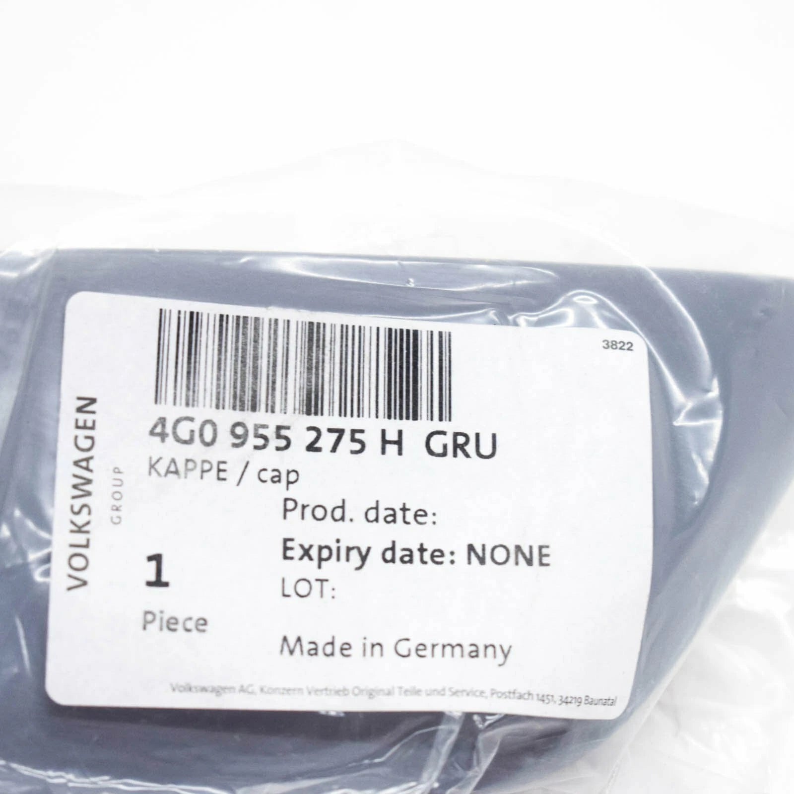 NEW AUDI A6 C7 LEFT SIDE HEADLIGHT WASHER CAP 4G0955275HGRU 2016 ORIGINAL