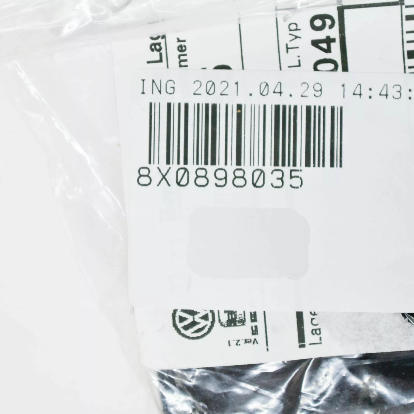 NEW AUDI A1 MK1 GLOVE COMPARTMENT SUNDRY PARTS KIT 8X0898035 ORIGINAL