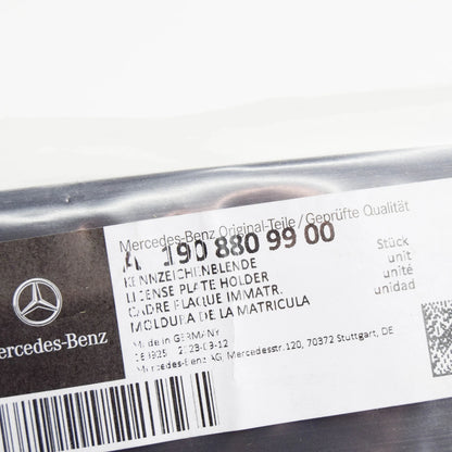 NEW MERCEDES-BENZ AMG GT C190 FRONT LICENCE PLATE MOLDING A1908809900 ORIGINAL