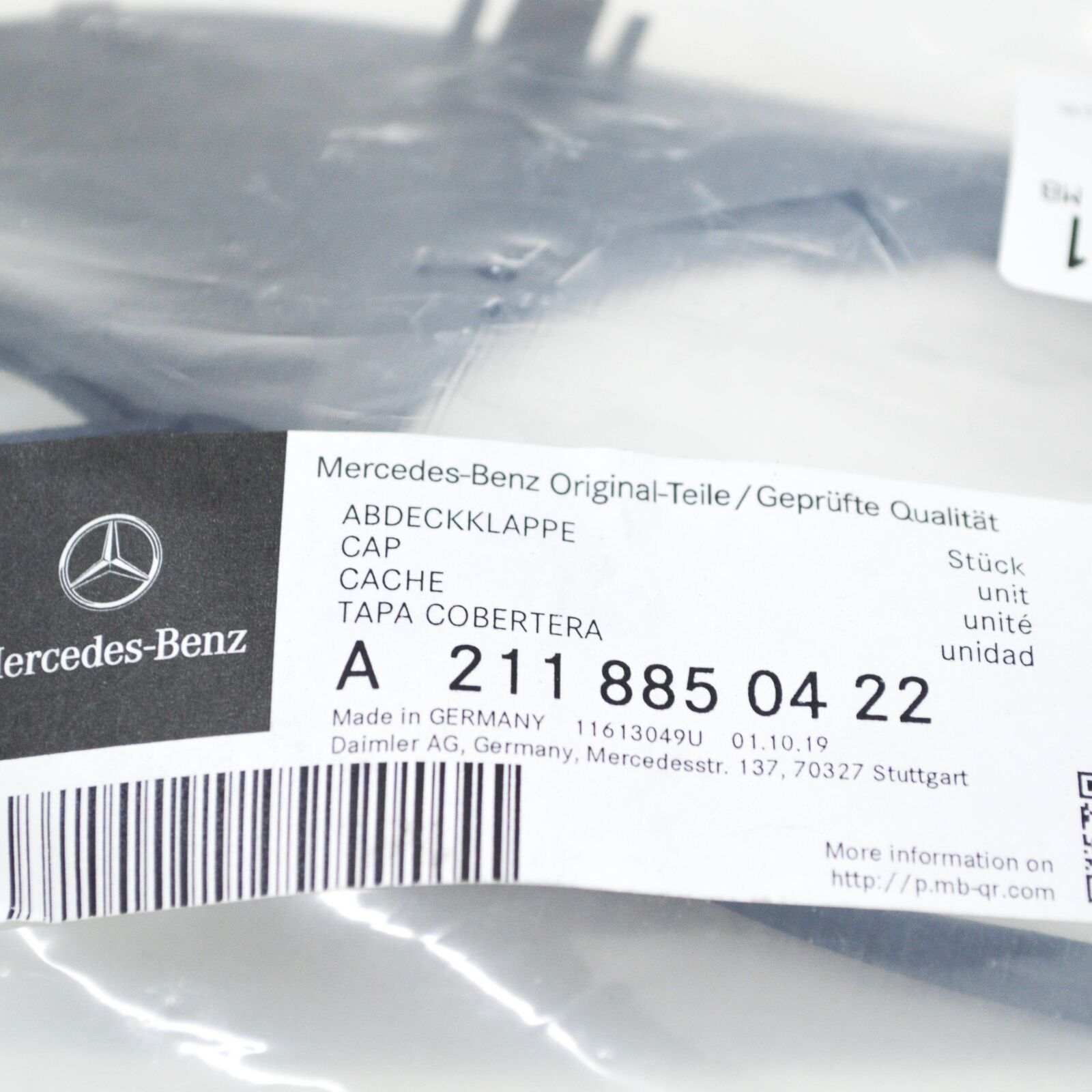 NEW MERCEDES BENZ E W211 FRONT BUMPER RIGHT FOG LIGHT GRILLE A2118850422