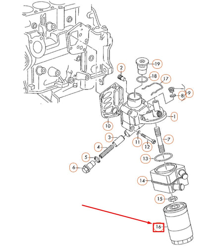 NEW AUDI A4 B6 OIL FILTER 068115561B ORIGINAL